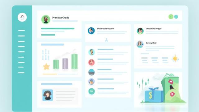 Screenshot of an immersive gamified learning platform with progress bars and badges.